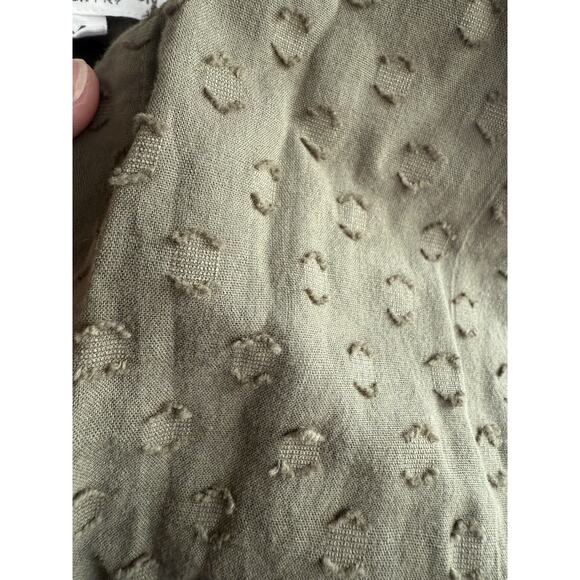 Emerson Fry Frances Dress 3 Size MED Moss Green Swiss Dot Maxi India Collection - Picture 8 of 14